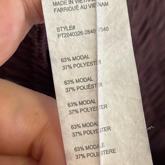 Fabletics Chris Washed Tricot Wide Leg Pant Women Size Medium - Picture 10 of 12